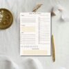 Odrywany notes planer dzienny do organizacji pracy biurowej z usztywnianym spodem 290g Odrywany notes planer dzienny do organizacji pracy biurowej z usztywnianym spodem 290g
