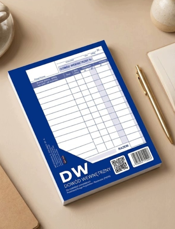 druk dowod wewnetrzny a5 40 kartek papier offsetowy